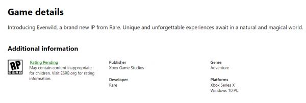 Похоже, что Microsoft отказалась от идеи выпускать Everwild на Xbox One