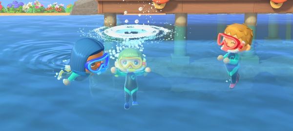Плавание и морской мир в трейлере первого летнего обновления Animal Crossing